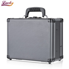 Aluminum Hard Pistol Handgun Case With 2 Combination Locks Security Gun Carry Storage Box Accessory